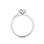 Miracle Diamond Cluster Engagement Ring 0.30ct Diamonds in 18K White Gold 