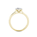Miracle Diamond Cluster Engagement Ring 0.30ct Diamonds in 18K Yellow Gold