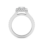 Imperial Diamond Dress Ring 0.88ct Diamonds in 18K White Gold