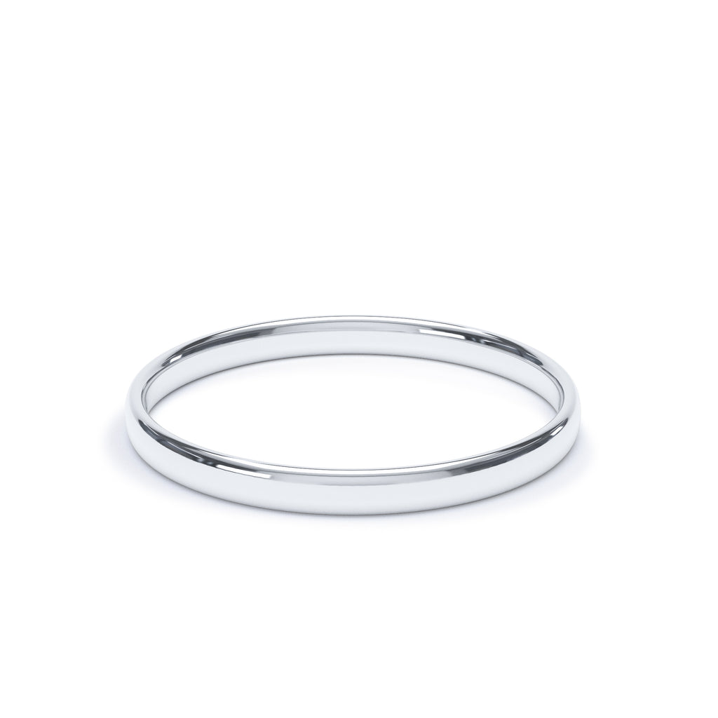 2.5mm Wide Comfort-Fit Wedding Band in 18K Gold Wedding Ring