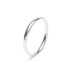 2.5mm Wide Comfort-Fit Wedding Band in 18K Gold Wedding Ring