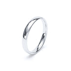 3mm Wide Comfort-Fit Wedding Band in 18K Gold Wedding Ring