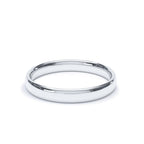 3mm Wide Comfort-Fit Wedding Band in 18K Gold Wedding Ring