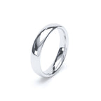 4mm Wide Comfort-Fit Wedding Band in 18K Gold Wedding Ring