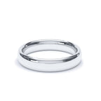 4mm Wide Comfort-Fit Wedding Band in 18K Gold Wedding Ring