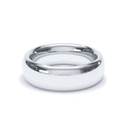 6mm Wide Comfort-Fit Wedding Band in 18K Gold Wedding Ring