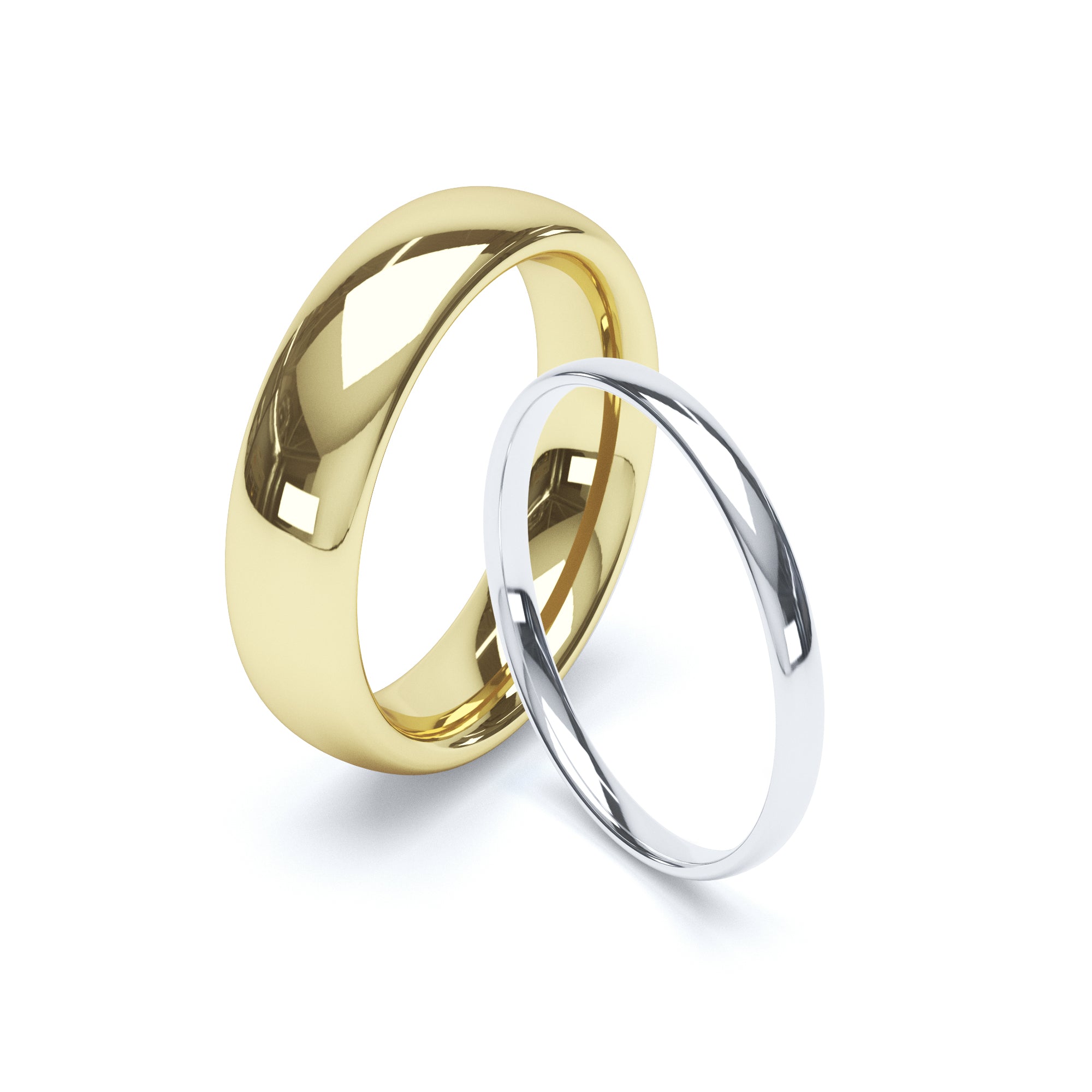 3mm Wide Comfort-Fit Wedding Band in 18K Gold Wedding Ring