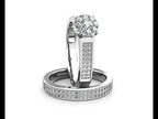 Sparkle Diamond Engagement Ring 0.40ct Diamonds in 18K White Gold
