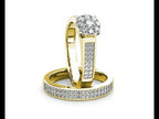 Sparkle Diamond Engagement Ring 0.40ct Diamonds in 18K Yellow Gold