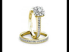 Passion Diamond Cluster Engagement Ring 0.40ct Diamonds in 18K Yellow Gold
