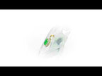 Emerald Pendant Necklace with 0.14ct Diamonds 9K Yellow Gold