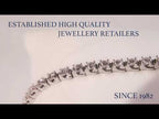 Diamond Tennis Bracelet 3ct G/HSI Quality Box Claw 18K White Gold