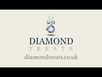 Diamond Stud Earrings 0.60ct Solitaire Diamond Studs 9K White Gold