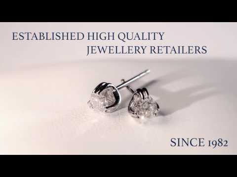 Diamond Stud Earrings 0.20ct 3 Claw 18K White Gold-G/HSI