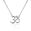 Sterling Silver Divine OM Pendant Necklace