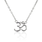 Sterling Silver Divine OM Pendant Necklace
