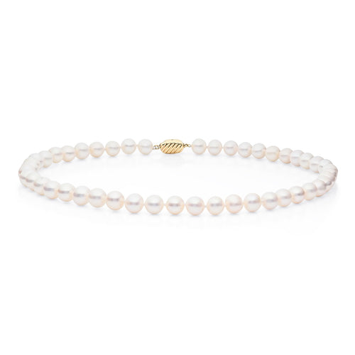 Pearl Strand necklaces in 9K gold