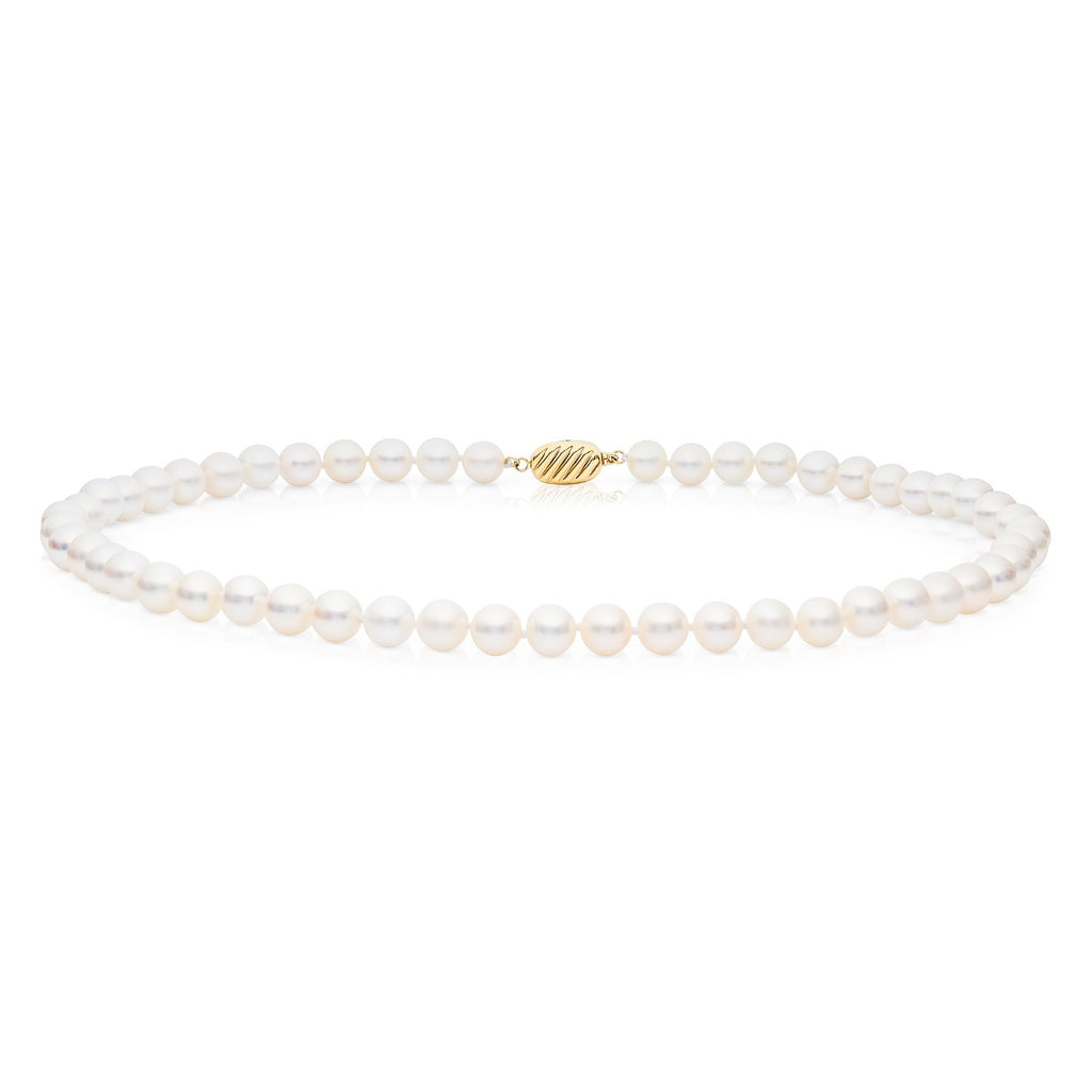 single pearl strand necklace