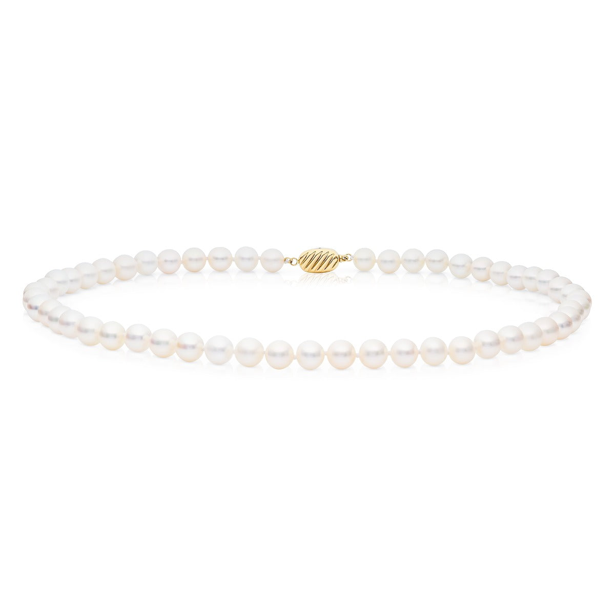 single pearl strand necklace