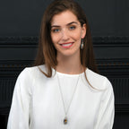 Sterling Silver Long Teardrop Dangle Earrings with Multicoloured Gemstones