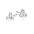 3 Diamond 0.30ct diamond studs in 9K white gold