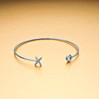 XO Hugs & Kisses Sterling Silver Bangle