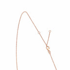 Rose Gold Plated Sterling Silver Starfish Pendant Necklace