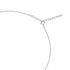 Sterling Silver CHAKRA Pendant Necklace with Cubic Zirconia