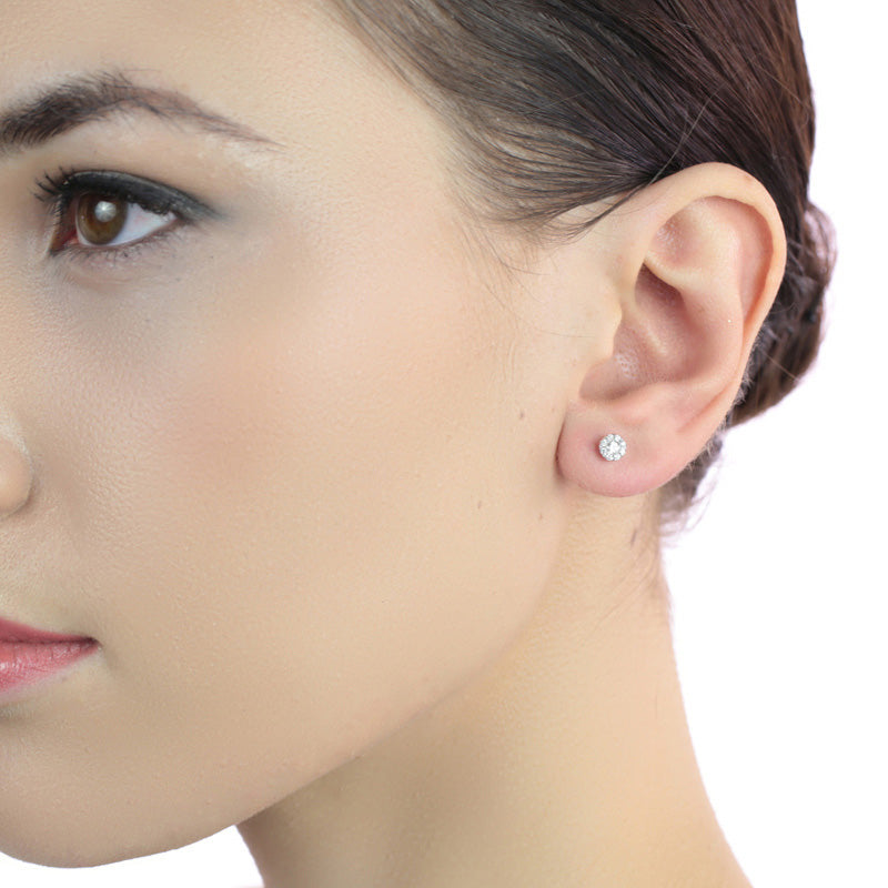 Sparkle 0.20ct diamond stud earrings in 9K yellow gold