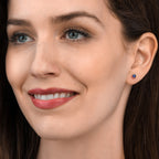 Sapphire Stud Earrings 3.8mm Sapphire in 9K White Gold