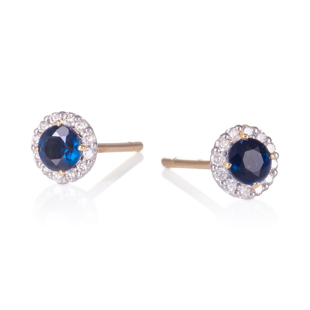 9K Sapphire earrings for women
