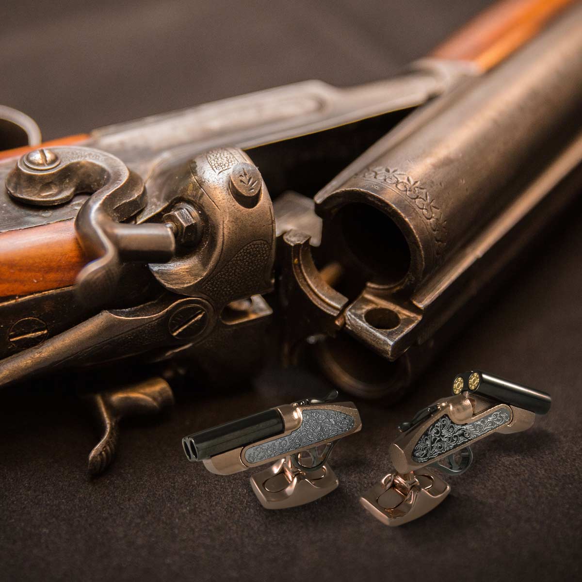 Deakin & Francis Cufflinks with Mechanical Spring Opening Barrel