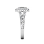 Imperial Diamond Dress Ring 0.88ct Diamonds in 18K White Gold