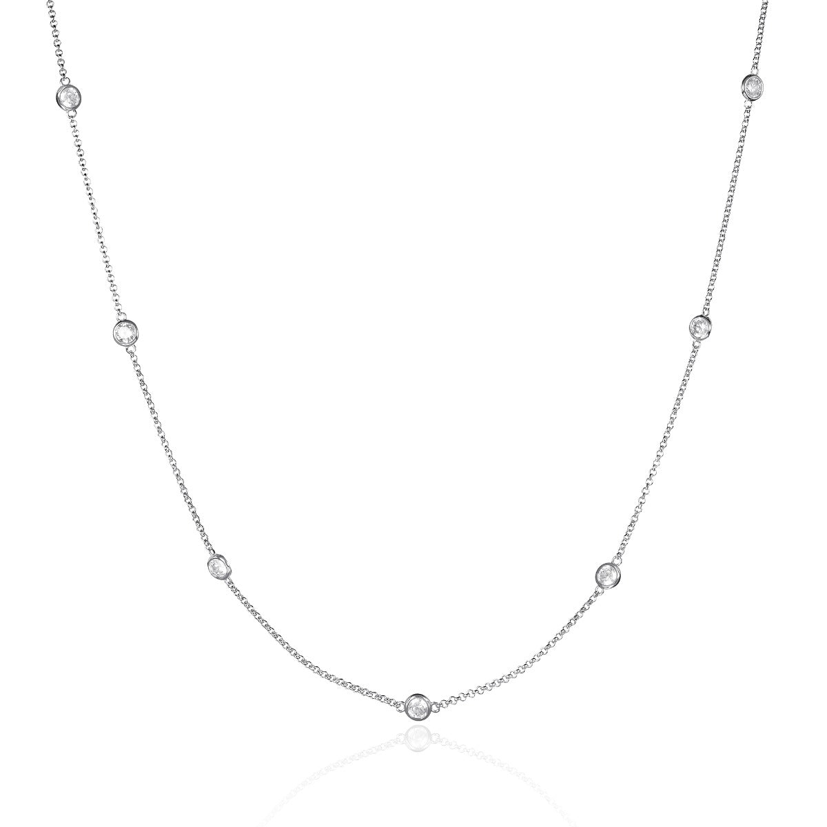 Stone Chain Necklace Diamond by the Yard