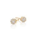 Sparkle 0.20ct diamond stud earrings in 18K yellow gold