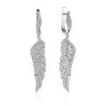 silver dangle earrings for women