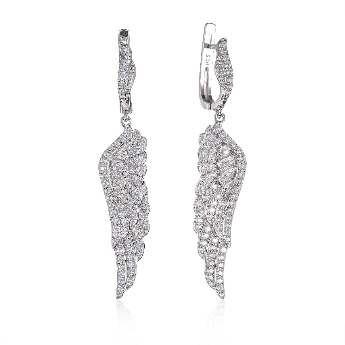 silver dangle earrings for women