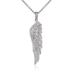 big silver pendant necklace for women