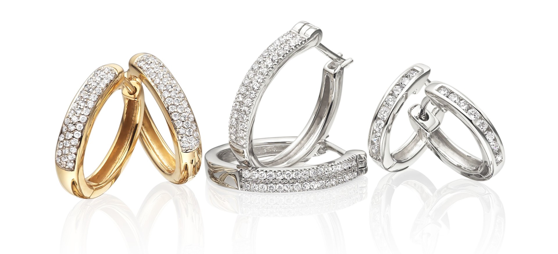 Hoop Earrings & Diamond Hoop Earrings