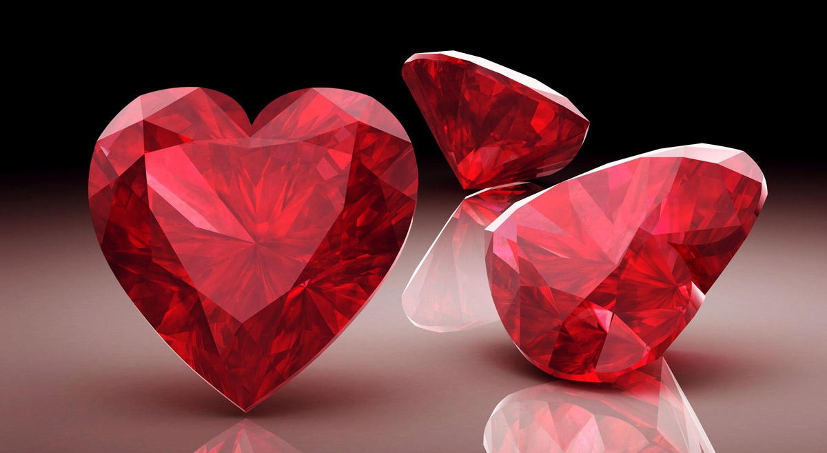 Diamond Heart Pendants; the perfect accessory for Valentines!