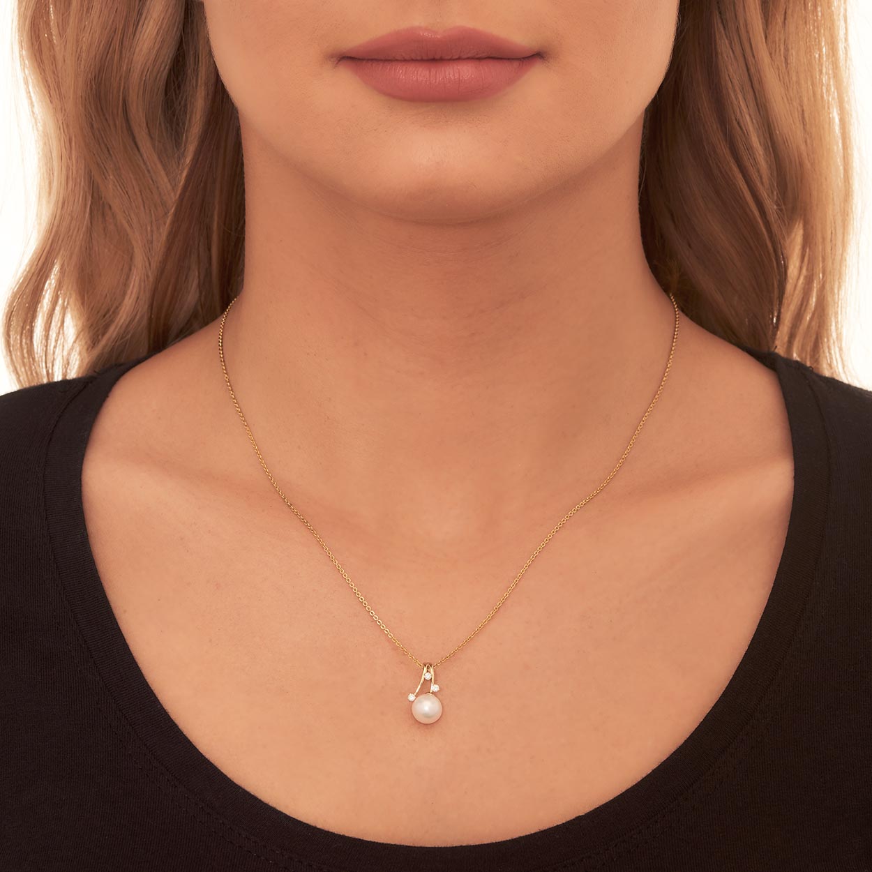 Single drop deals diamond necklace