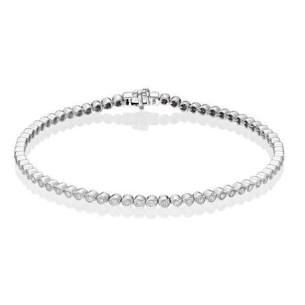 Bezel Classic Diamond Tennis Bracelet – Ring Concierge