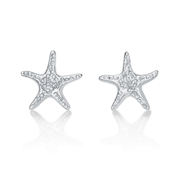 Sterling Silver Starfish Earrings