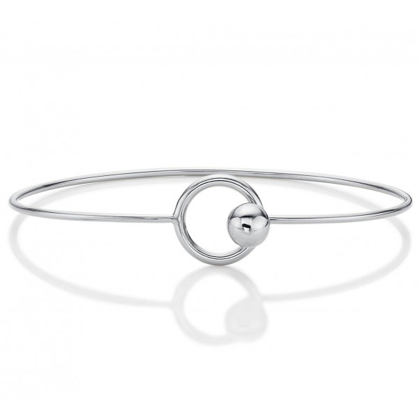 Fashionable Sterling Silver Bangle, Openable Silver Cuff Bangle