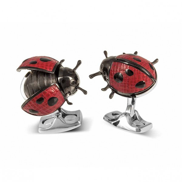 Deakin & Francis Moving Ladybird Cufflinks