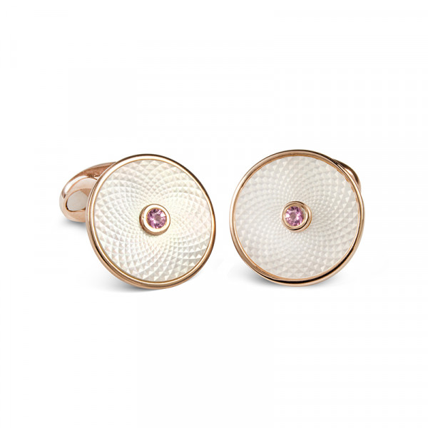 Deakin & Francis Rose Sterling Silver Dream Catcher Cufflinks