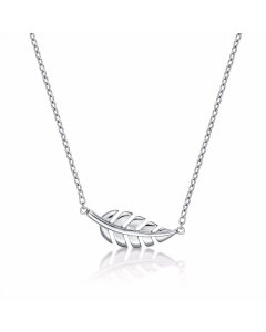 Sterling Silver FEATHER Pendant Necklace