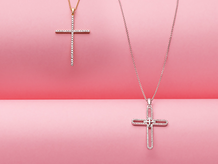 Diamond CrossNecklace